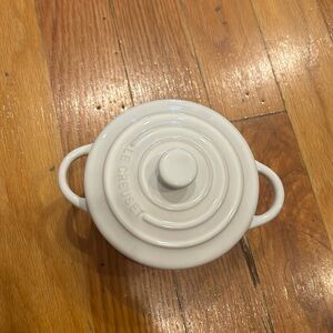 Mini Round Cocotte white